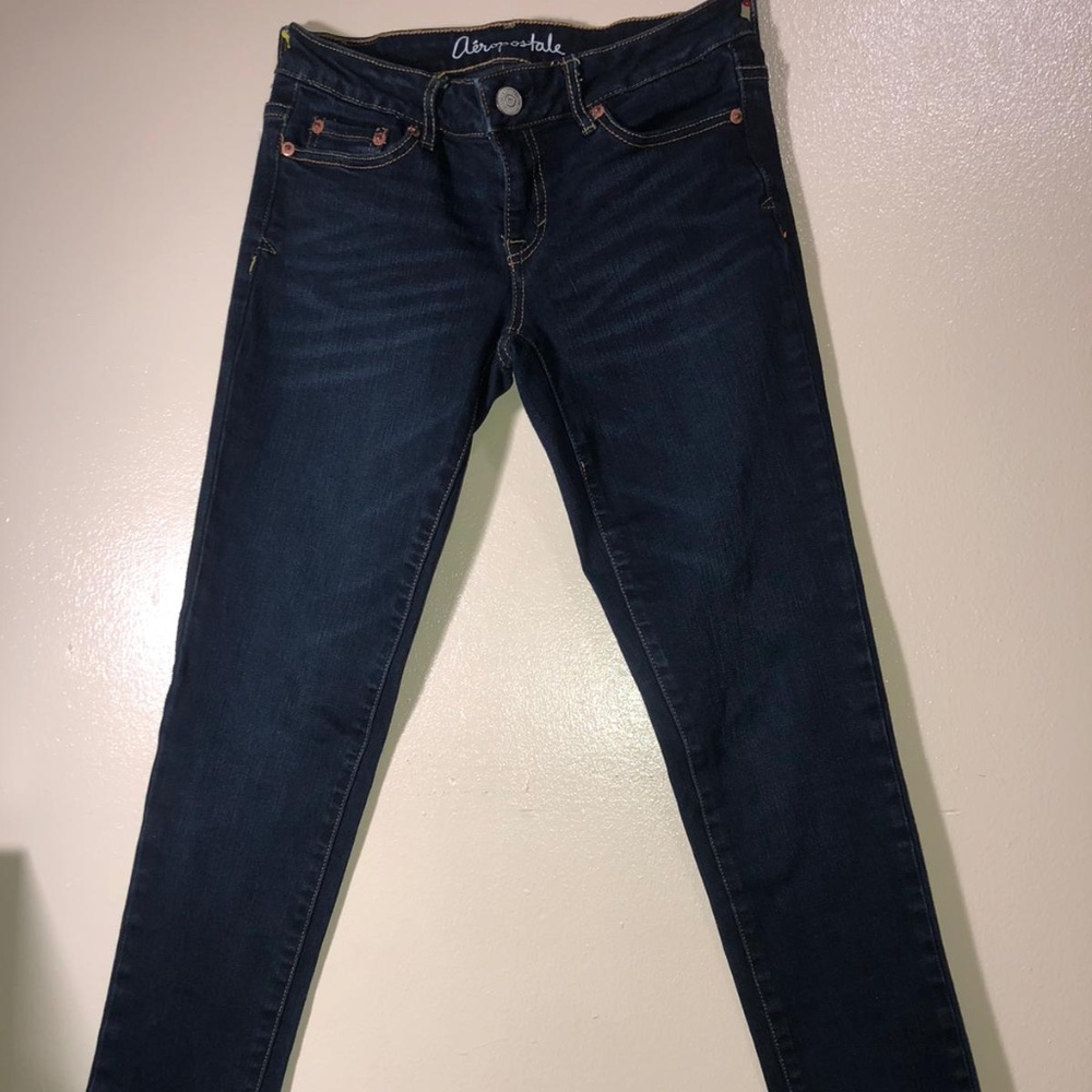 Dark blue jegging